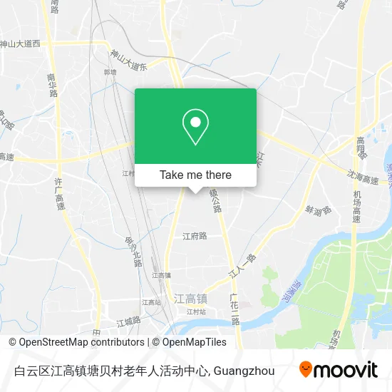 白云区江高镇塘贝村老年人活动中心 map