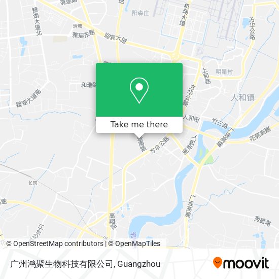 广州鸿聚生物科技有限公司 map