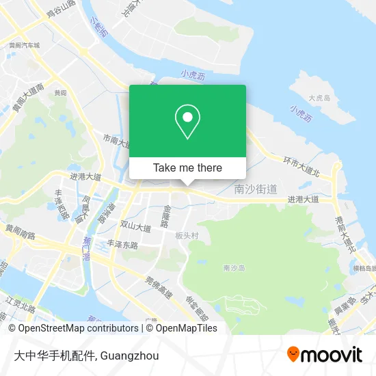 大中华手机配件 map