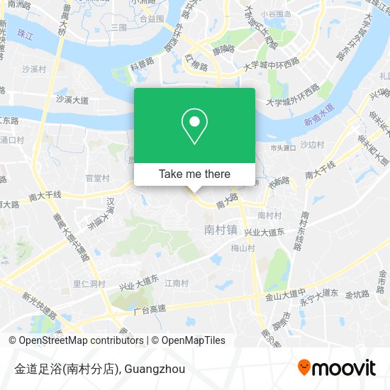 金道足浴(南村分店) map