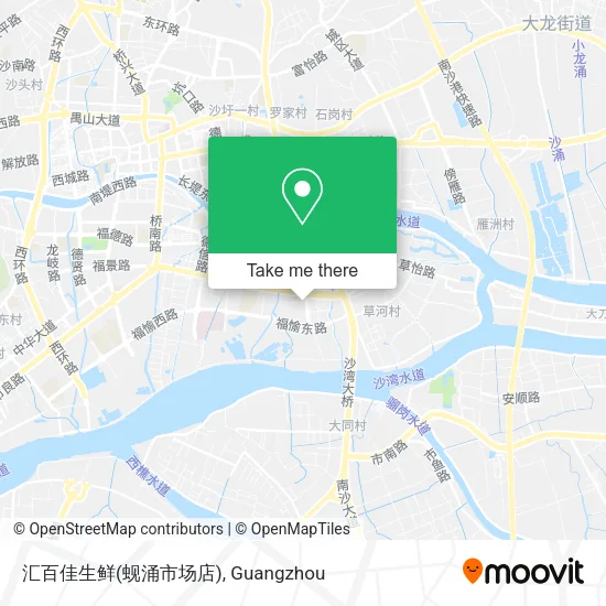 汇百佳生鲜(蚬涌市场店) map
