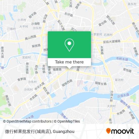 微行鲜果批发行(城南店) map