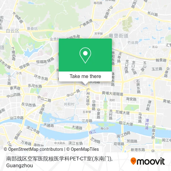 南部战区空军医院核医学科PET-CT室(东南门) map