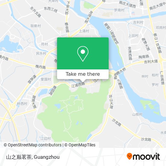 山之巅茗茶 map