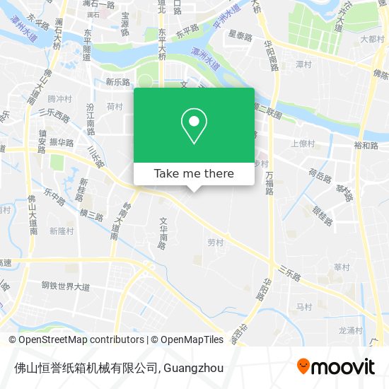 佛山恒誉纸箱机械有限公司 map