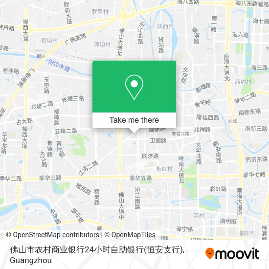 佛山市农村商业银行24小时自助银行(恒安支行) map