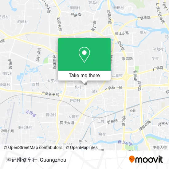 添记维修车行 map