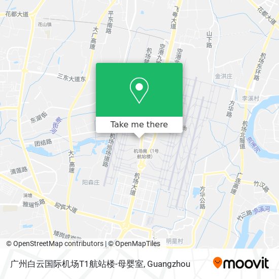 广州白云国际机场T1航站楼-母婴室 map