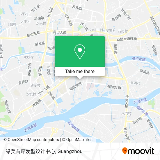 缘美首席发型设计中心 map