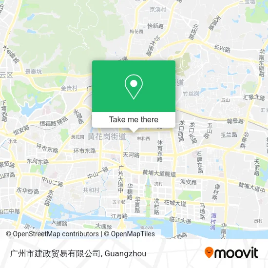 广州市建政贸易有限公司 map