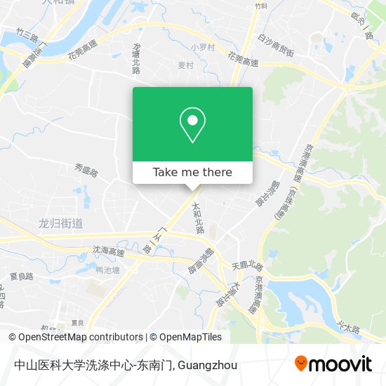 中山医科大学洗涤中心-东南门 map