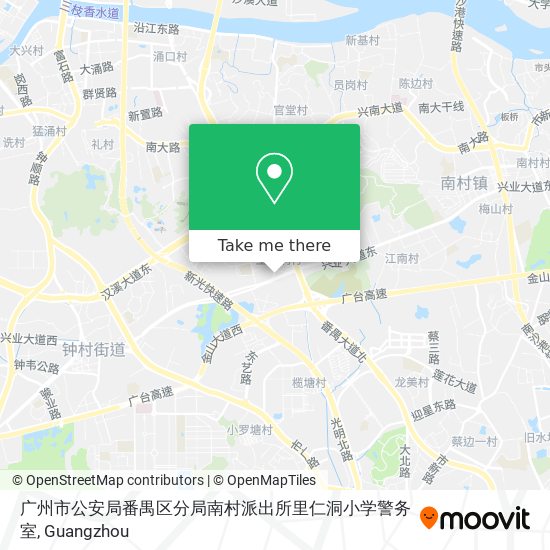 广州市公安局番禺区分局南村派出所里仁洞小学警务室 map