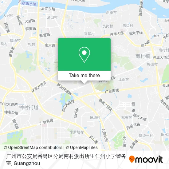 广州市公安局番禺区分局南村派出所里仁洞小学警务室 map