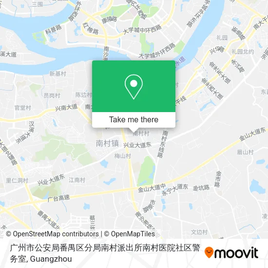 广州市公安局番禺区分局南村派出所南村医院社区警务室 map