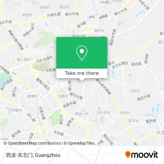西派-东北门 map