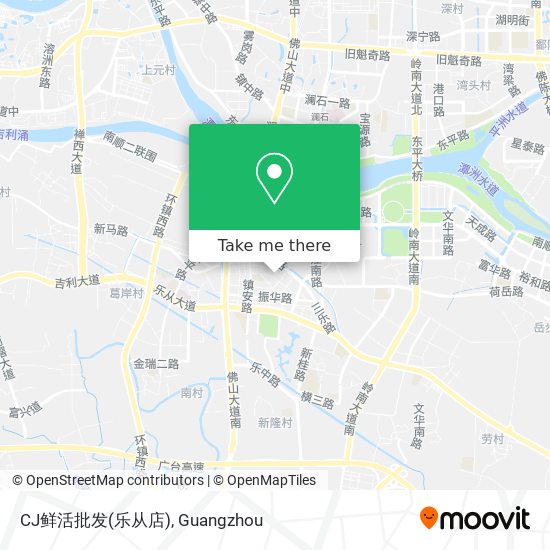 CJ鲜活批发(乐从店) map