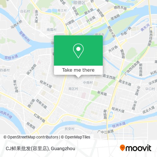 CJ鲜果批发(容里店) map