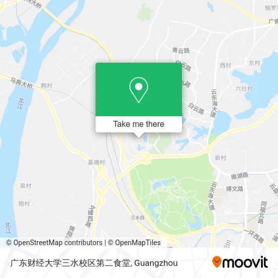 广东财经大学三水校区第二食堂 map