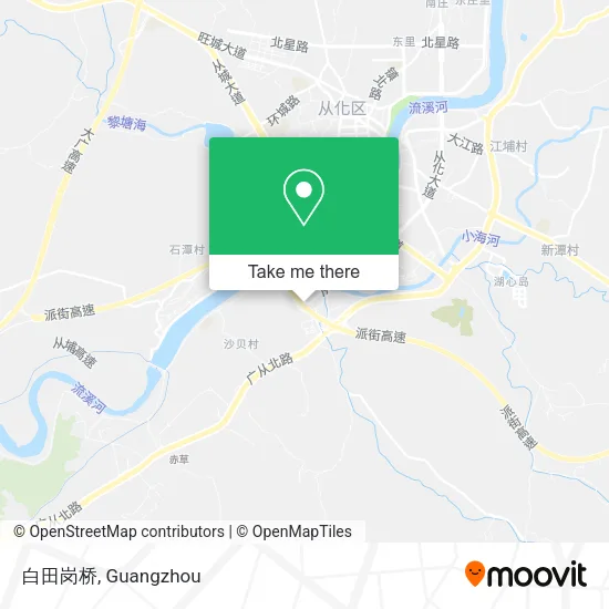 白田岗桥 map