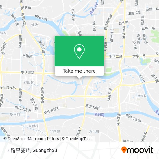 卡路里瓷砖 map