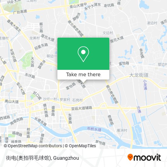 街电(奥拍羽毛球馆) map