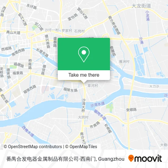 番禺合发电器金属制品有限公司-西南门 map