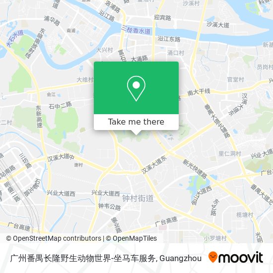 广州番禺长隆野生动物世界-坐马车服务 map