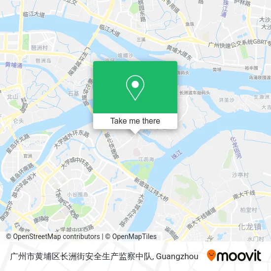 广州市黄埔区长洲街安全生产监察中队 map