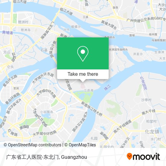 广东省工人医院-东北门 map