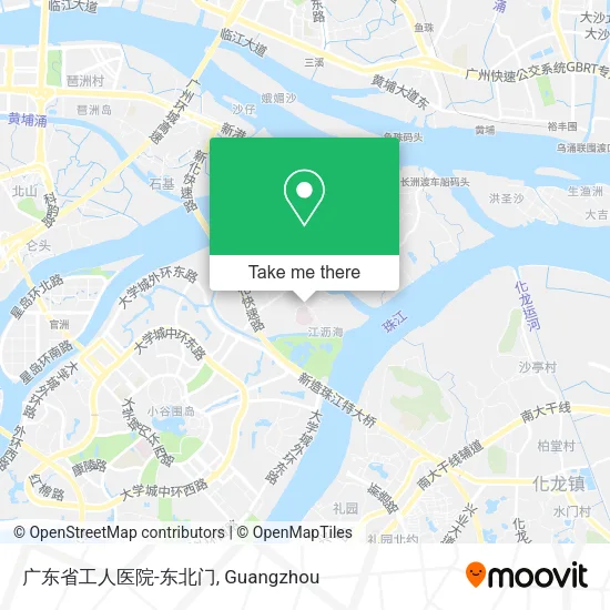广东省工人医院-东北门 map