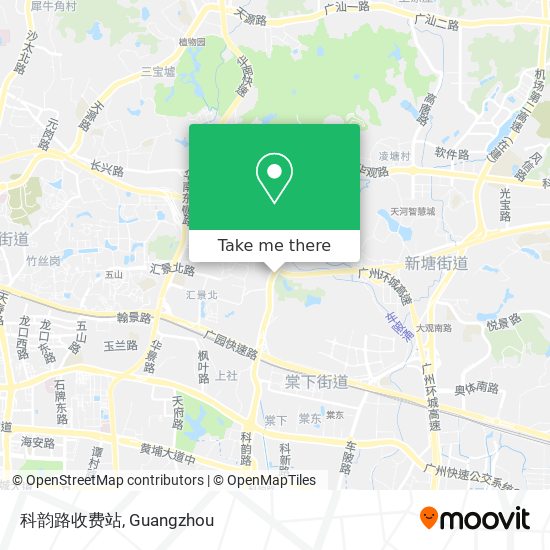 科韵路收费站 map