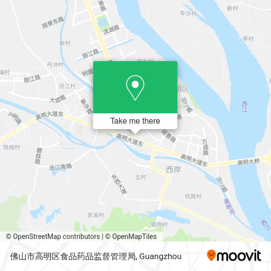 佛山市高明区食品药品监督管理局 map