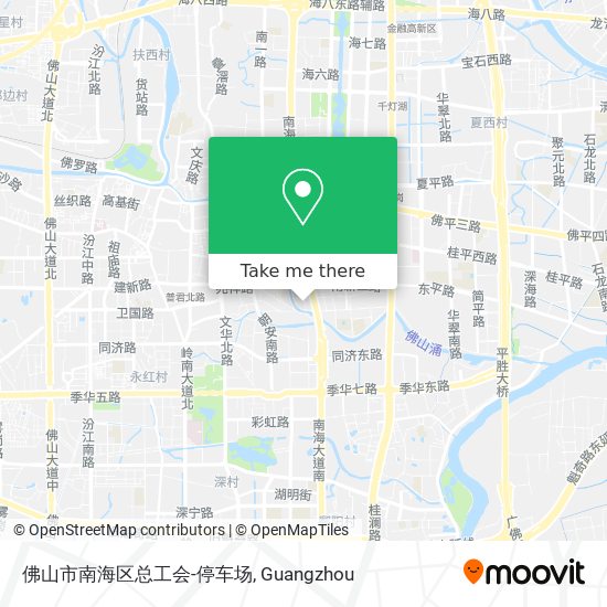 佛山市南海区总工会-停车场 map