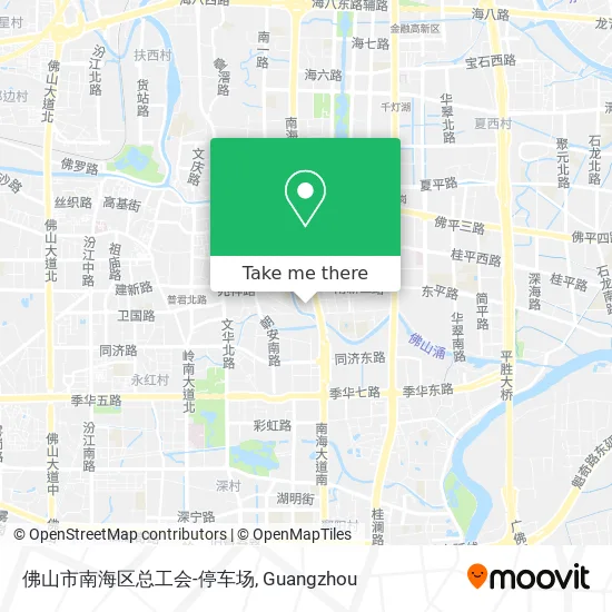 佛山市南海区总工会-停车场 map