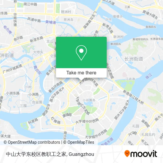 中山大学东校区教职工之家 map
