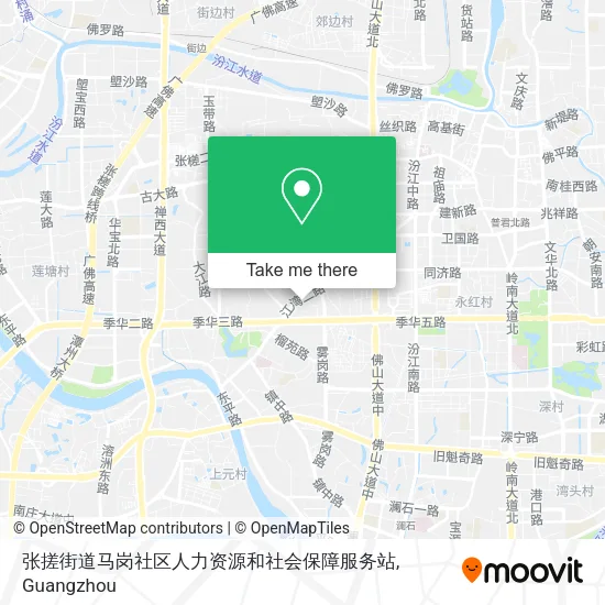 张搓街道马岗社区人力资源和社会保障服务站 map