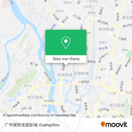 广州展映龙骏影城 map
