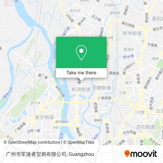 广州市军迷者贸易有限公司 map