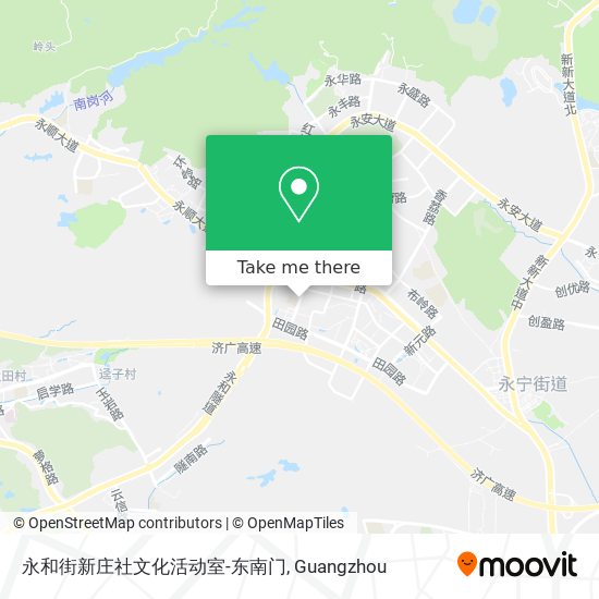 永和街新庄社文化活动室-东南门 map