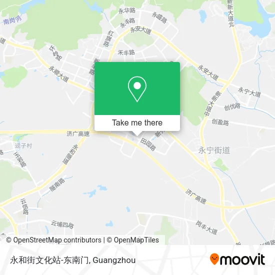 永和街文化站-东南门 map