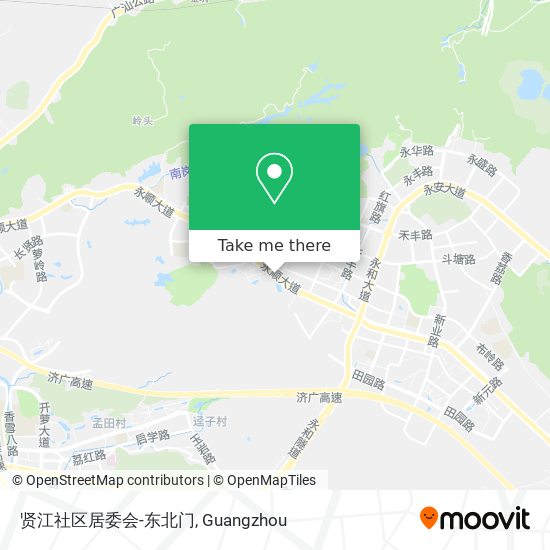 贤江社区居委会-东北门 map