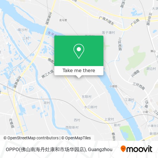 OPPO(佛山南海丹灶康和市场华园店) map