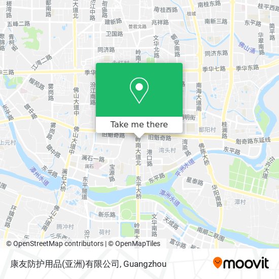 康友防护用品(亚洲)有限公司 map