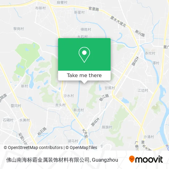 佛山南海标霸金属装饰材料有限公司 map