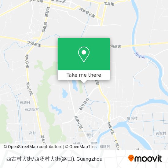 西古村大街/西汤村大街(路口) map