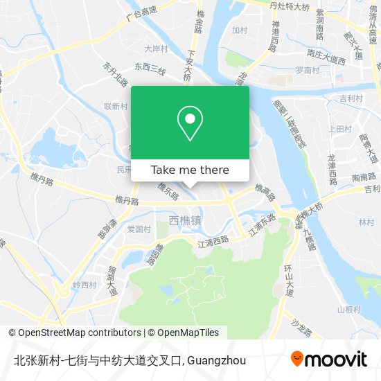 北张新村-七街与中纺大道交叉口 map