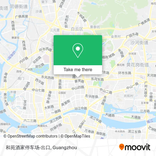 和苑酒家停车场-出口 map