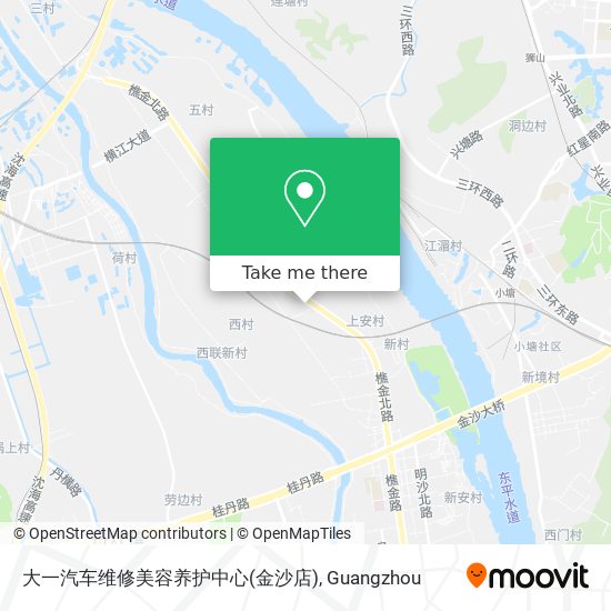 大一汽车维修美容养护中心(金沙店) map