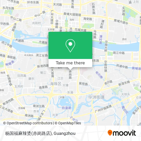 杨国福麻辣烫(赤岗路店) map