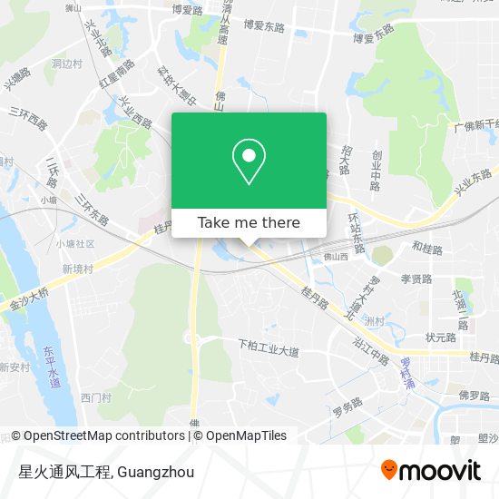 星火通风工程 map